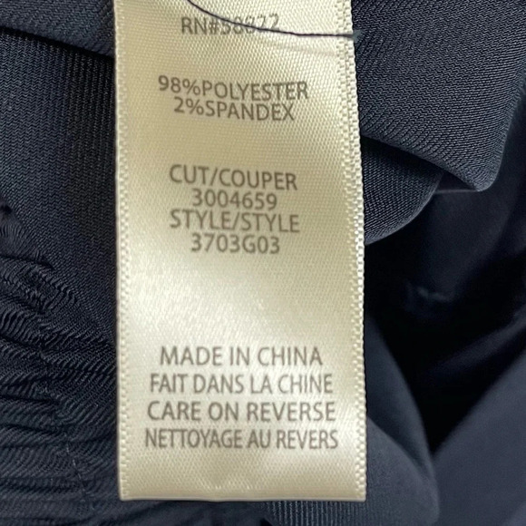 NEW Max Studio Shorts Womens Size XL Navy Blue Pull On NWT - Picture 4 of 8